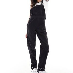 ASOS Denim Overall in Washed Black